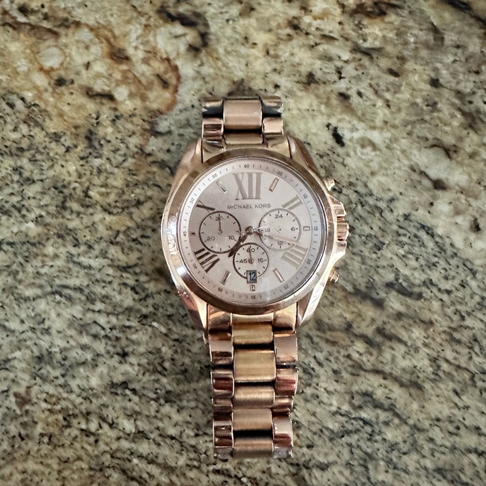 Michael Kors Rose Gold Chronograph Watch